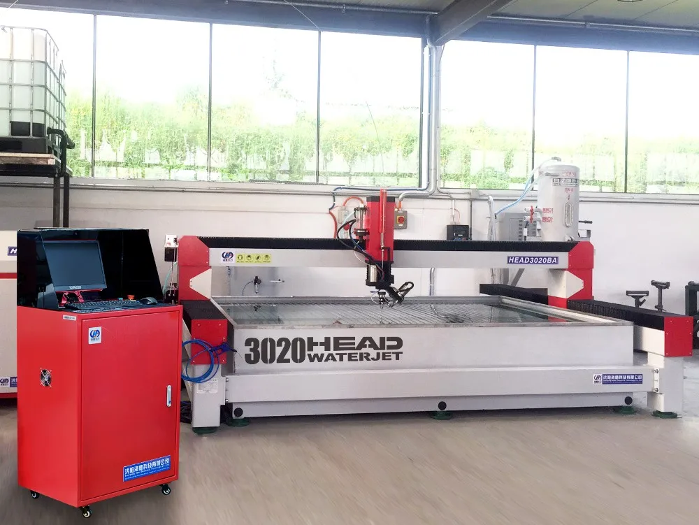 HEAD water jet cutting machine price 5 axis waterjet cutting
