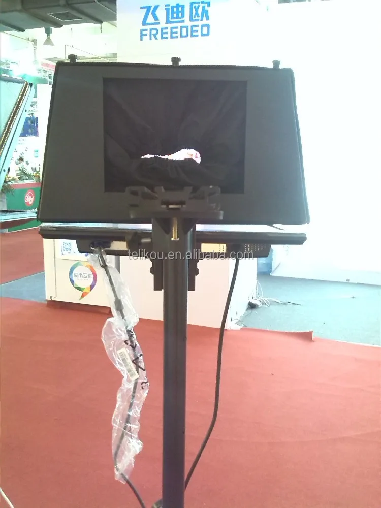 TF-19 19 inch Telecast Broadcast TV Teleprompter VGA  HD MI BNC  input for school  live show use