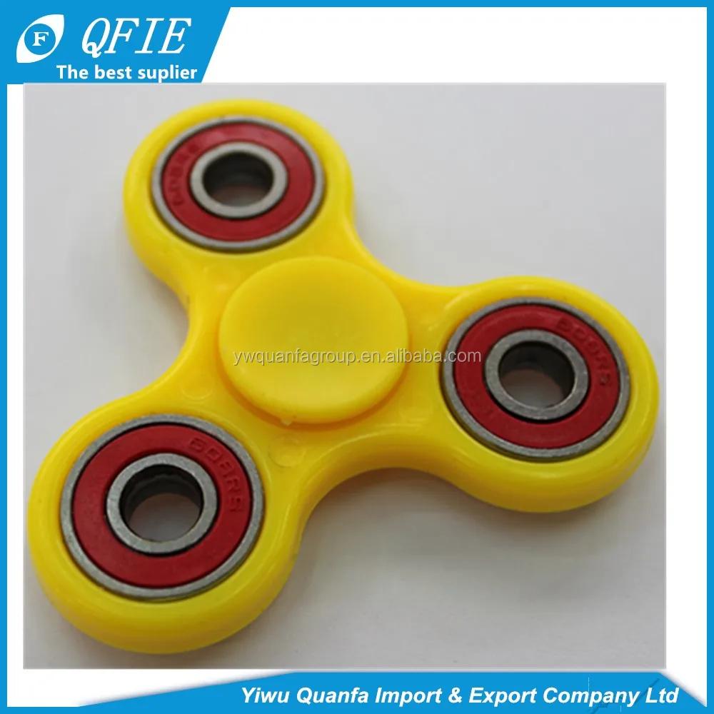Hot sale tri-spinner hand spinner toy with 608 ceramic bearing fidget spinner