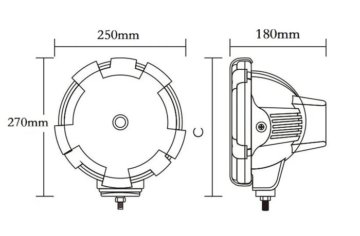 Wholesale 55W 9inch hid offroad lights xenon car hid lamp driving light