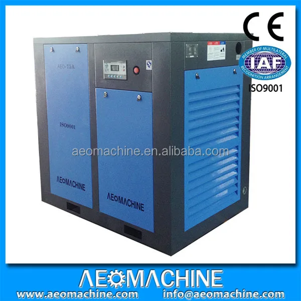 75л . с . двухместный винт прямым приводом винтовой компрессор