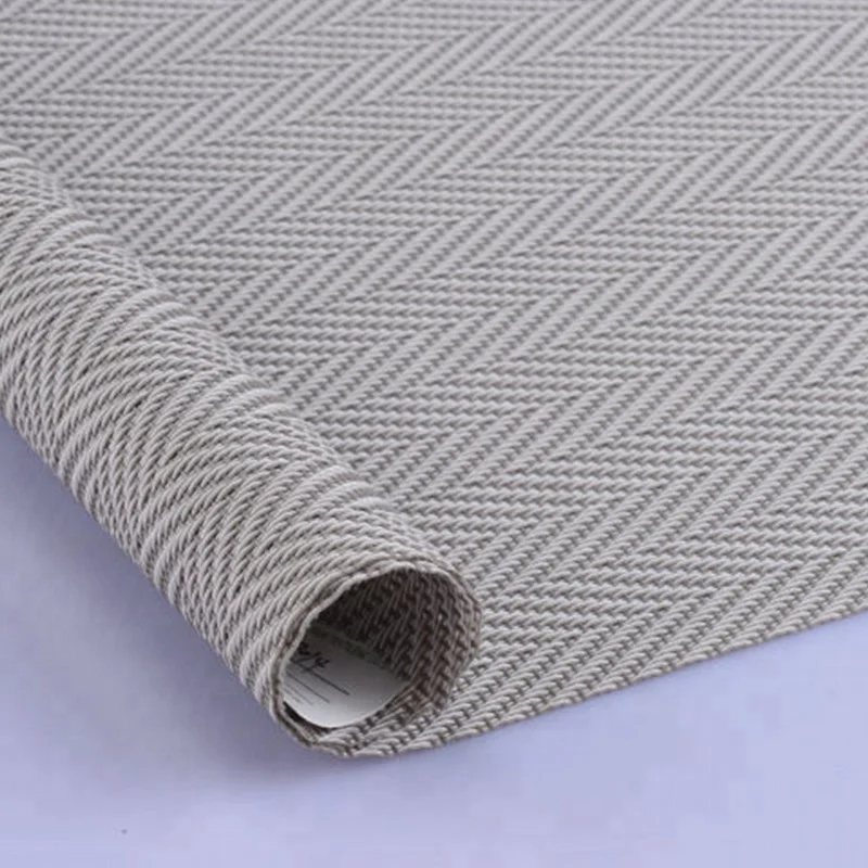 Прямая продажа с фабрики ткань для наружной мебели полоса ПВХ тканая сетка коврик для стола