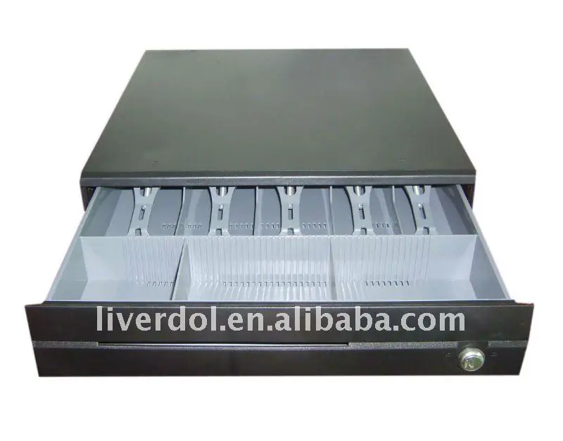 RJ11 POS Cash Drawer with 5 Bill Trays and 5 Coin Trays for Till Box Operations