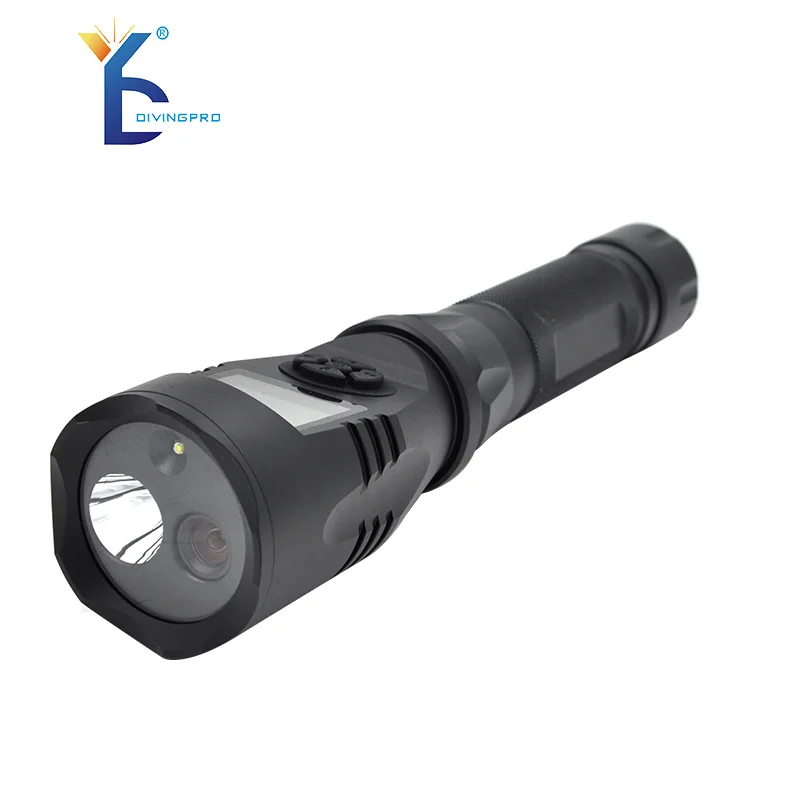 Flashlight with camera led torch lamp video light