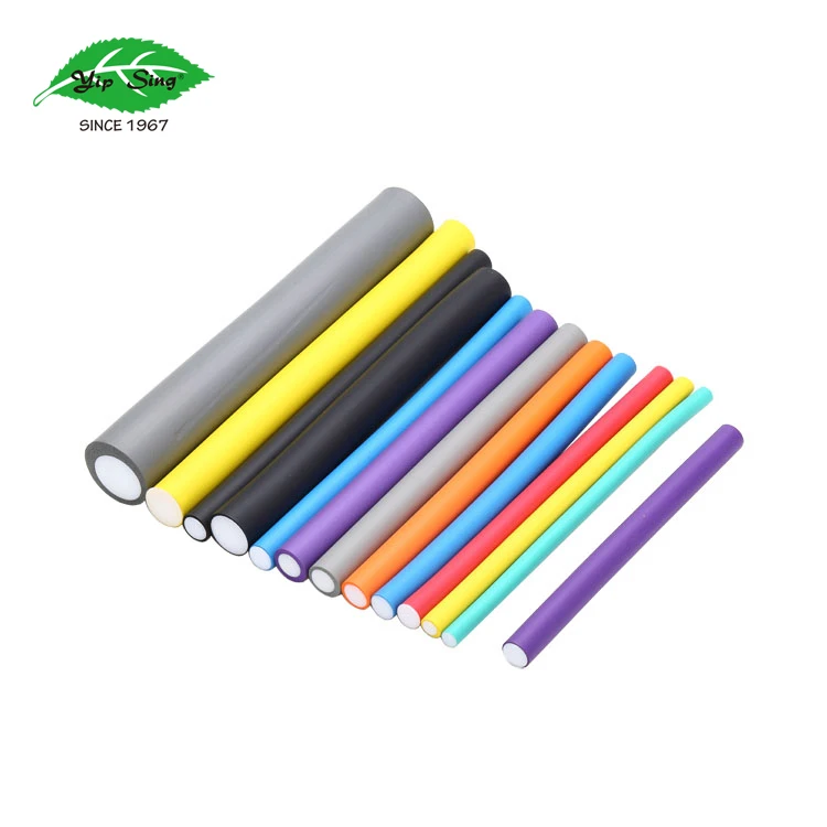 shenzhen Flexible foam with iron wire inside twist hair rod