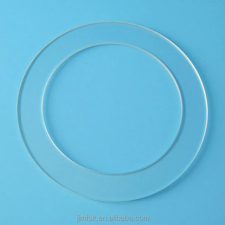 
OEM round shape clear glass 
