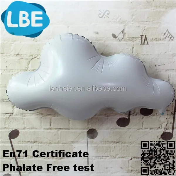 custom air foil cloud shape balloons helium