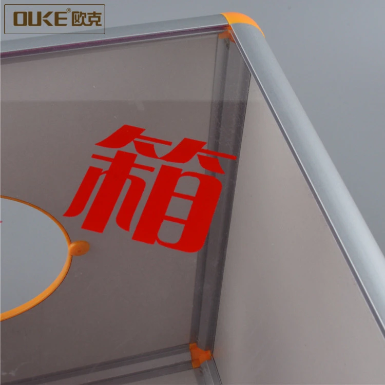 China manufacturer customized acrylic lucky draw box