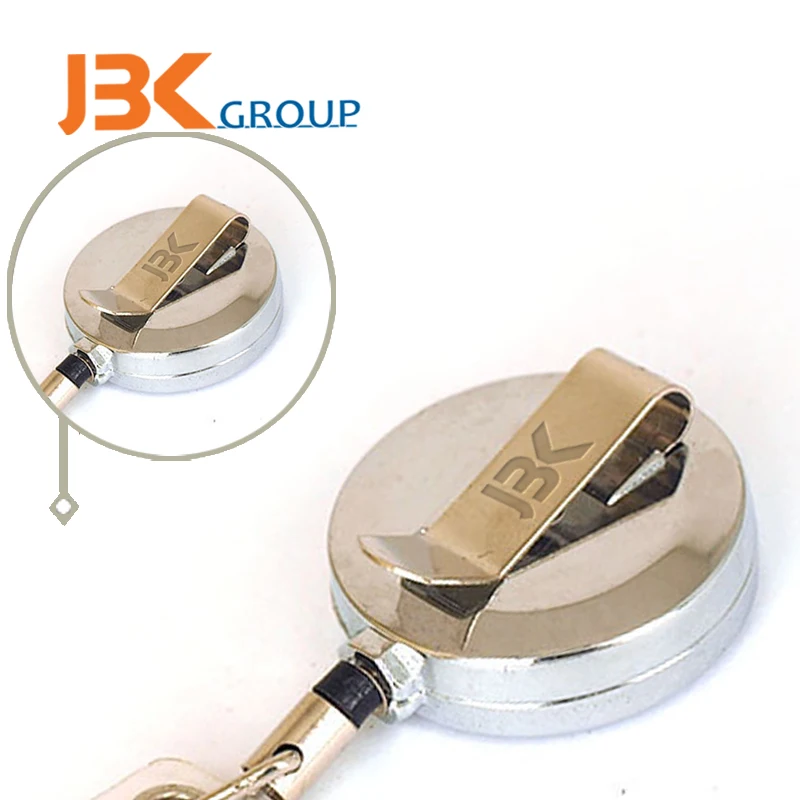JBK 2018 new design yoyo keychain metal id card holder