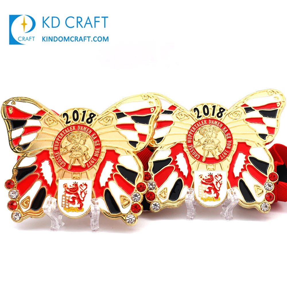 Made in china custom made metal stainless steel plain round square bangkok dart costume ballet participation medals for sale
