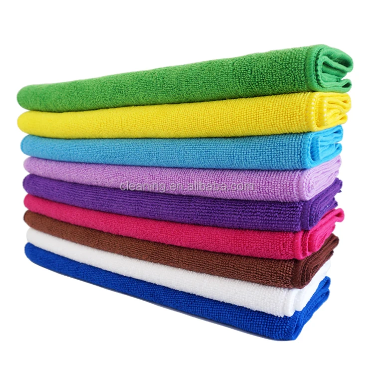 Good quality super household kitchen cleaning polyester micro fiber cloth roll