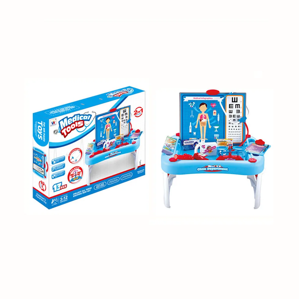 
Plastic educational funny pretend play doctor set toys for kids 
