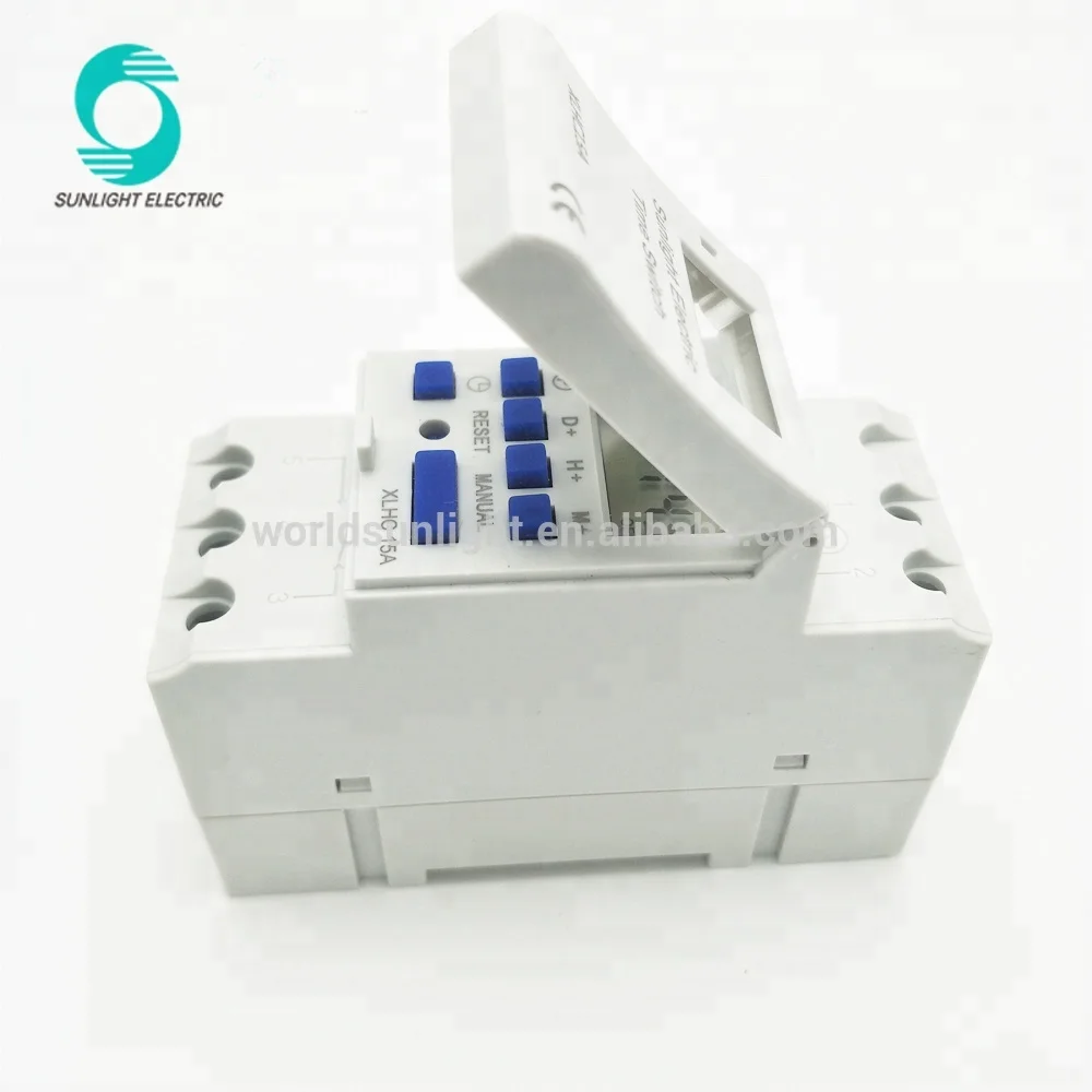 XLHC15A 220V 15A еженедельно или ежедневно ЖК-дисплей din-рейку цифровой программируемый механический