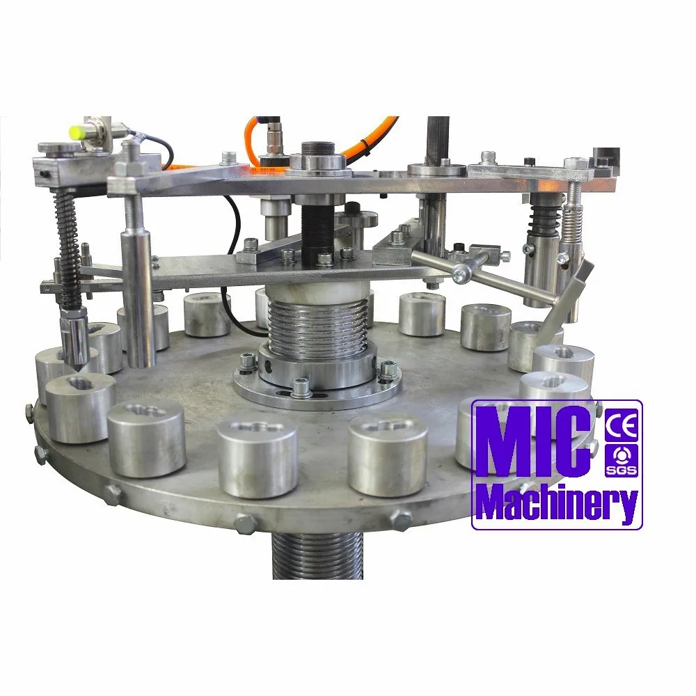 Mic-r502 semi auto tube capping machine/pipe filling and capping machine