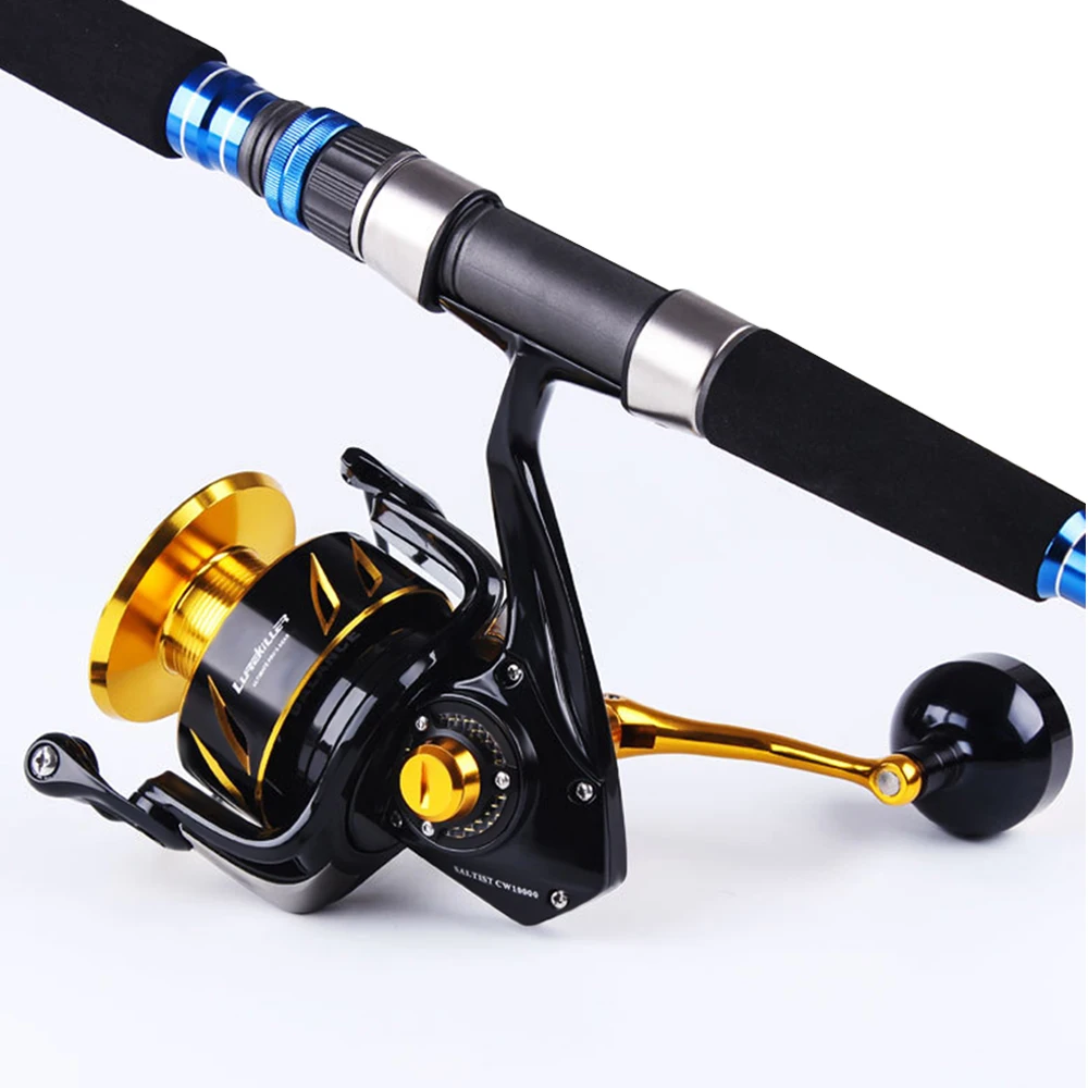 10000 line capacity 60lb 220yds ball bearing 10  spinning reel