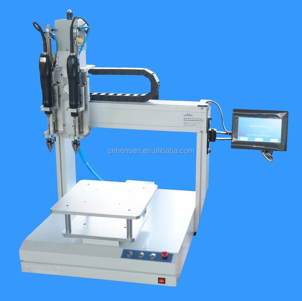 XYZ Automatic Robotic Screwdriver Machine Wooden Handle Electrical Worktable-Customizable OEM Support Case Packaging Included