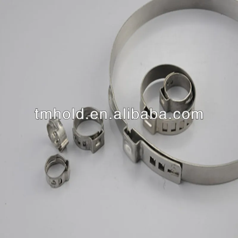 
Single Ear Hose zebra Clamp, Ear Stepless Hose Clamp ,one ear zebra pipe clip 