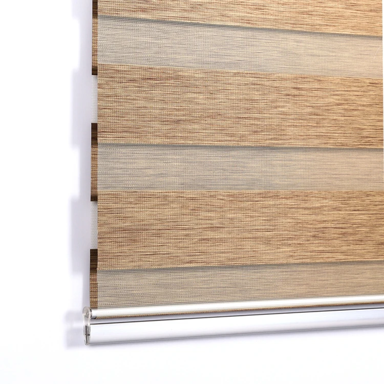 Zebra Blinds Motorized Day Night Roller Blinds Double