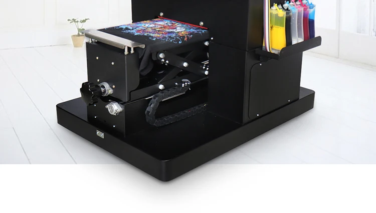 
wholesale clothing flatbed printer A4 size printing mens t shirts cell phones smartphones cover 