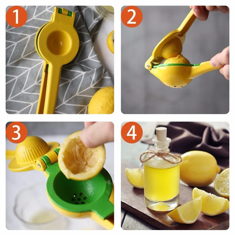 Heavy Duty Manual Citrus Press Juicer Top Rated Premium Quality Metal Lemon Lime Squeezer
