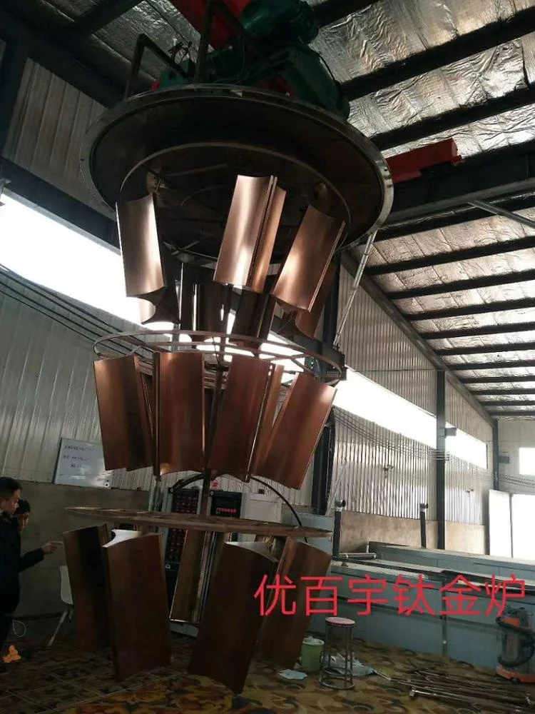 Large size vacuum coating machine for elevator plate