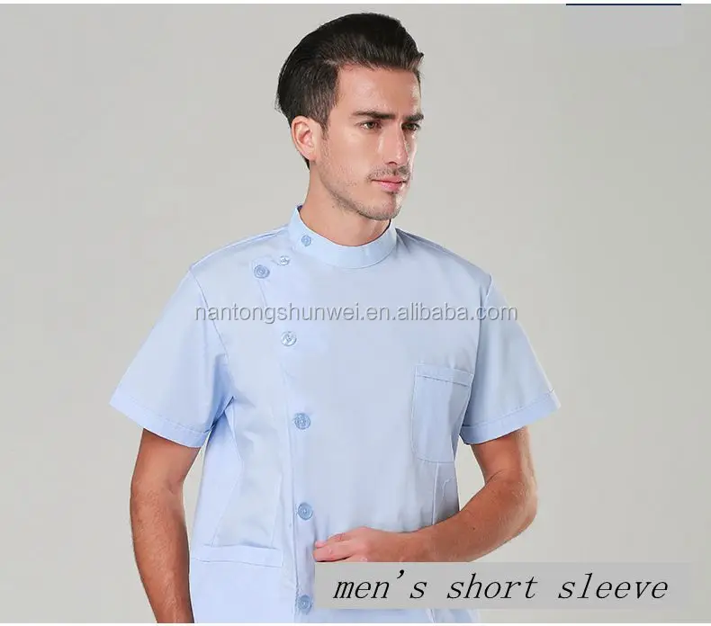 High quality doctor /nurse uniform Unisex long short sleeve hospital uniform