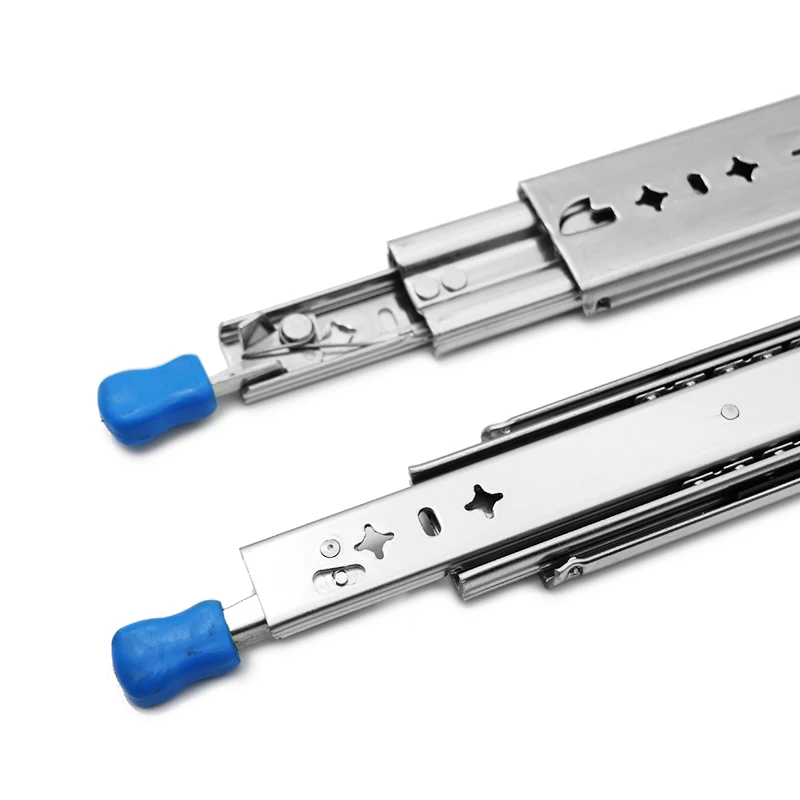 Самоблокирующийся выдвижной ящик телескопическая направляющая