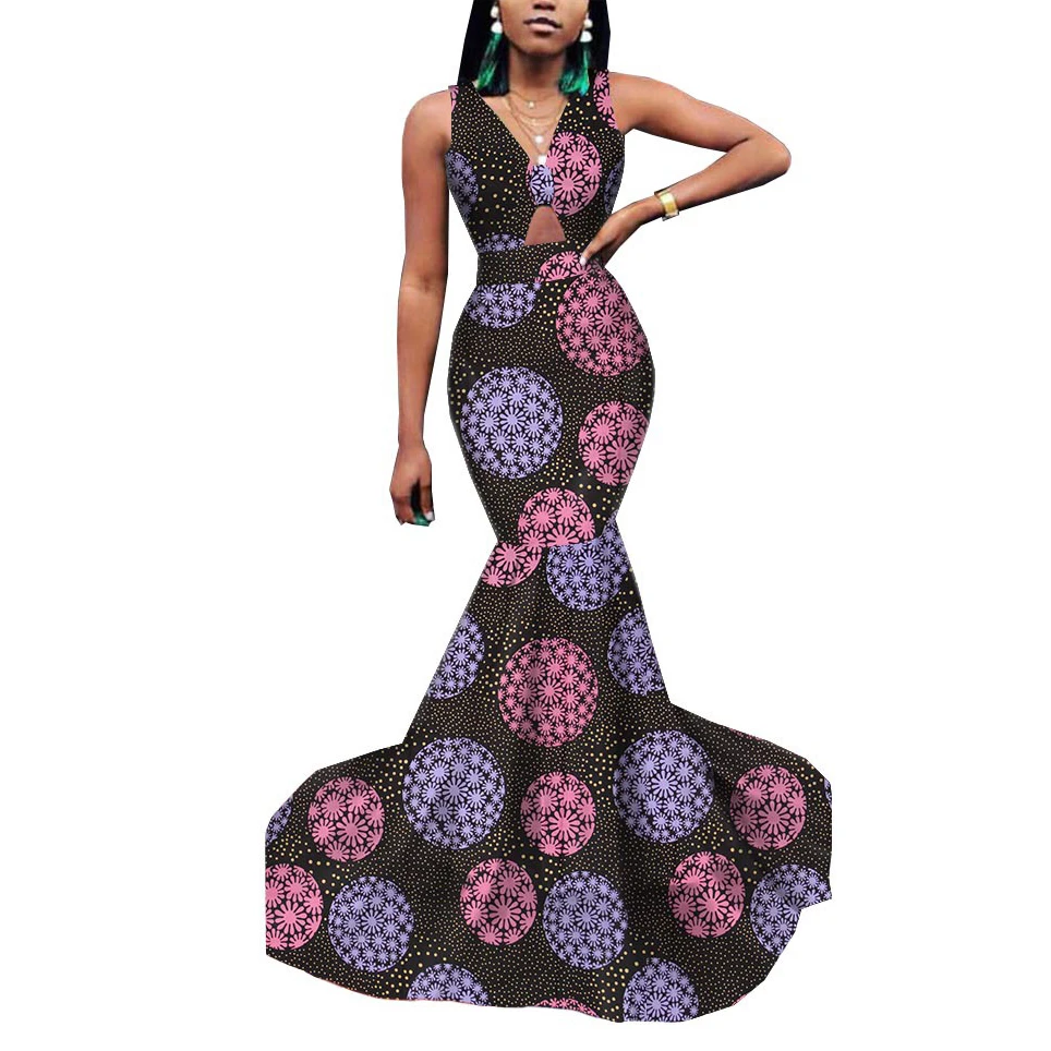 Африканская Летняя женская одежда, вечернее платье на заказ