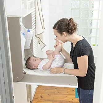 Современная Деревянная детская мебель, настенный складной детский стол для переодевания