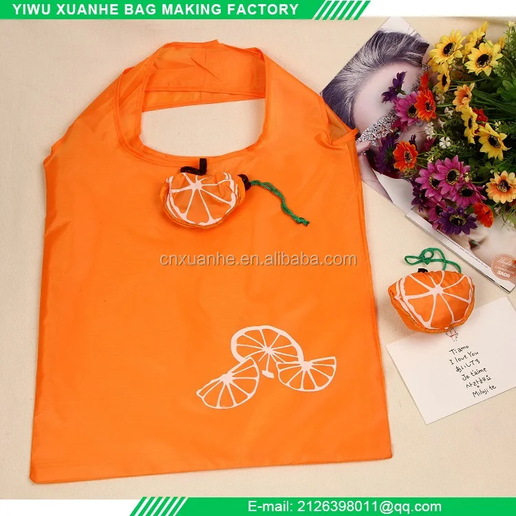 Wholesale Eco Tote Bag Reusable Shopping Bag Strawberry Foldable Waterproof Shopping Bags