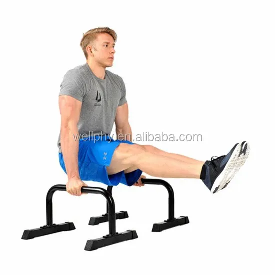 New Fitness Lebert Parallettes Equalizer bar Chin up Iron Bar Pull up Bar
