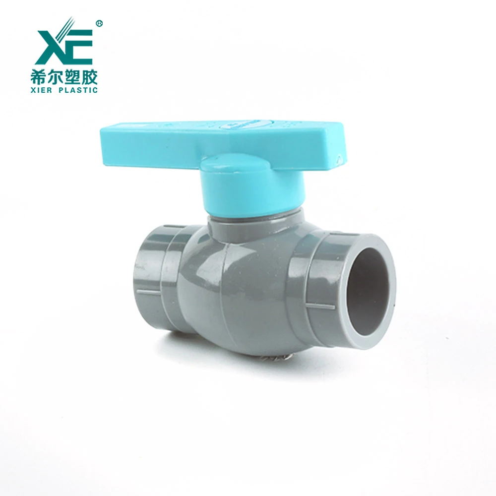 Excellent quality durable free sample pvc plastic ball valve