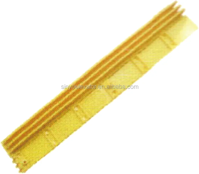 Kone Escalator parts Demarcation Strip DEE2145489,L=215.5mm,24T,ABS,Yellow