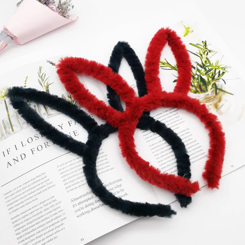 New rabbit ears headband wholesale cute little easter bunny headband for kids gift