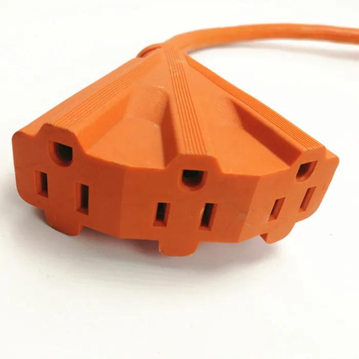 extension cord with GFCI Plug 3 outlet Tap with GFCI Plug Multi-Tap Cord Set with GFCI Plug