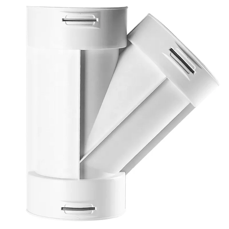 Air Vent Flat Duct Y Tee Pipe Fittings for Ventilation System