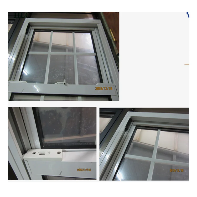 China factory aluminium profile size customized modern house window design vinyl single hung window