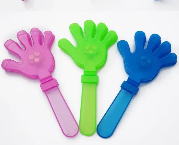 hot sale LED flashing hand clapper noise maker cheer item  for party or games