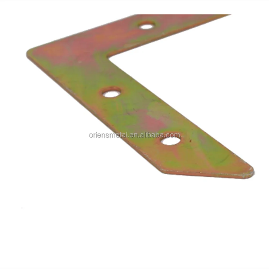 
OEM ODM custom Metal L Shaped Flat Fixing Mending Plates Bracket 