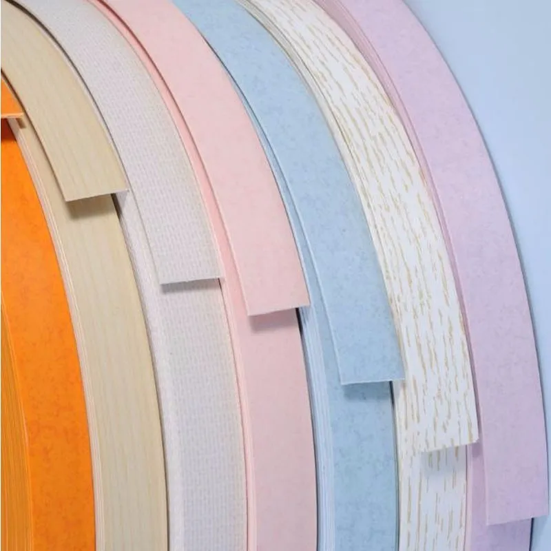 High Quality Multi Colors 10mm  pvc edge banding for school desk and Table and chair