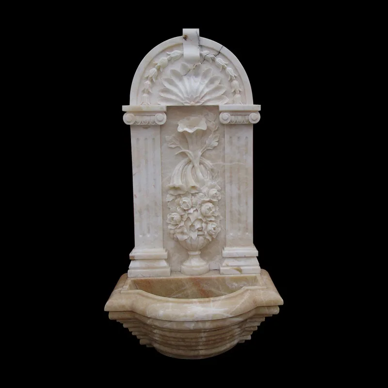 Natural Solid stone portable outdoor wall made in china water fountain