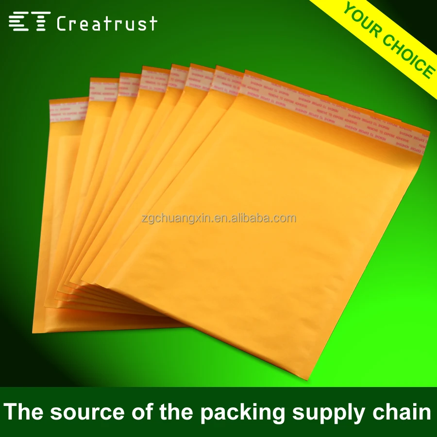 ZGCX Copper-printing Colorful  Bag A4 Sizes Padded Bubble Cushioned Jiffys Mailer /Envolopes