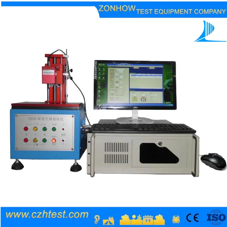 Профессиональный Button смещение кривой Тестирование машины тест автоматический пресс нагрузки