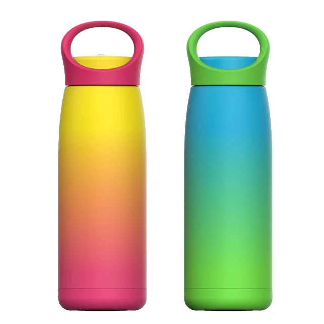 Оптовая продажа многоцветный термос вакуумные фляжки большая дорожная фляжка из нержавеющей стали для кофе