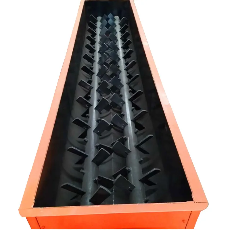 Professional coal charcoal powder mixing machine/Coal Double Shaft Mixer biaxial mixer price HOT SALE