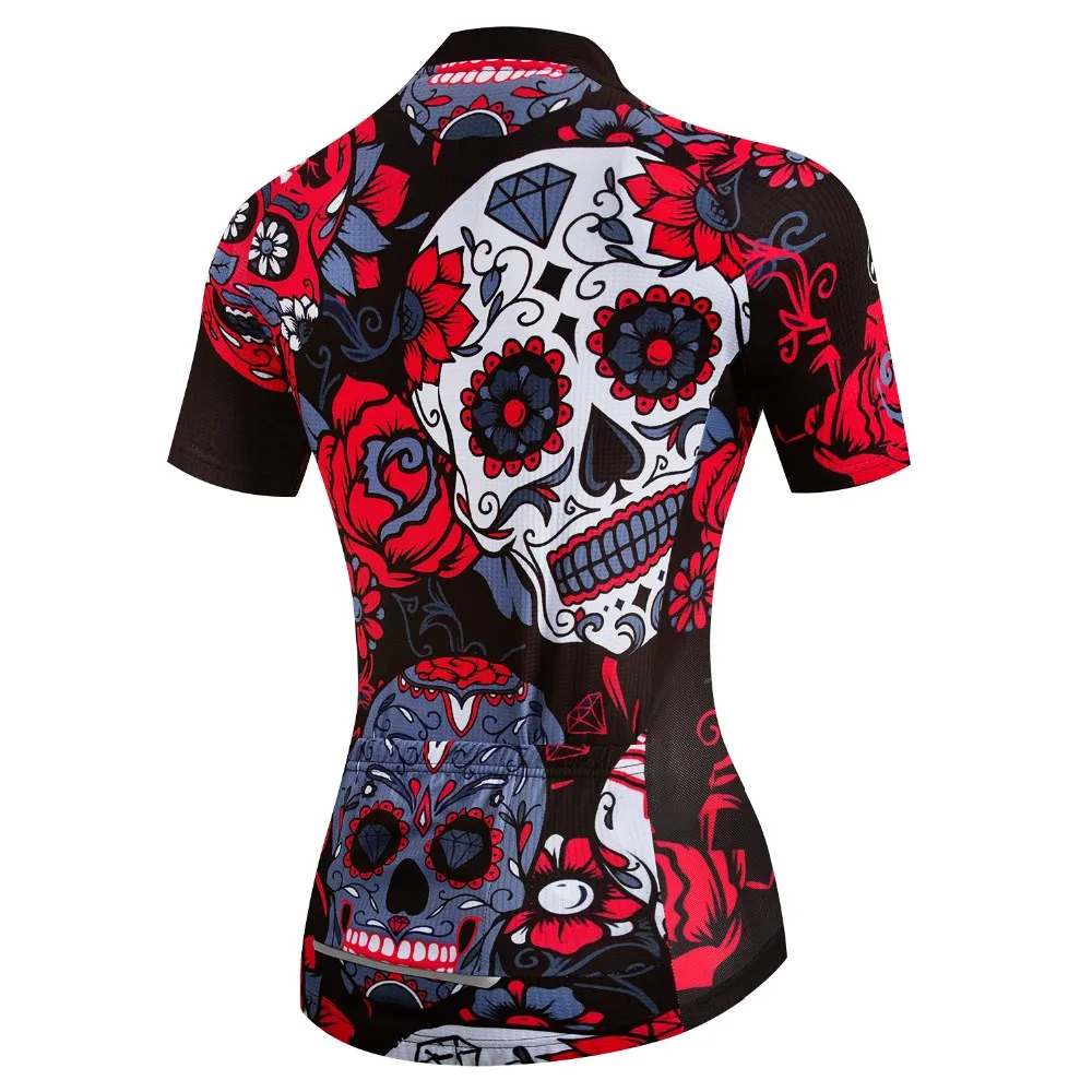 Wholesale Custom Womens Short Sleeve Cycling Jersey ,Girls Bike Short Sleeves with Three Pockets Bicycle Apparel