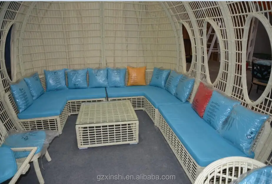 outdoor  patio rattan  gazebos   wholesale  garden furniture sets