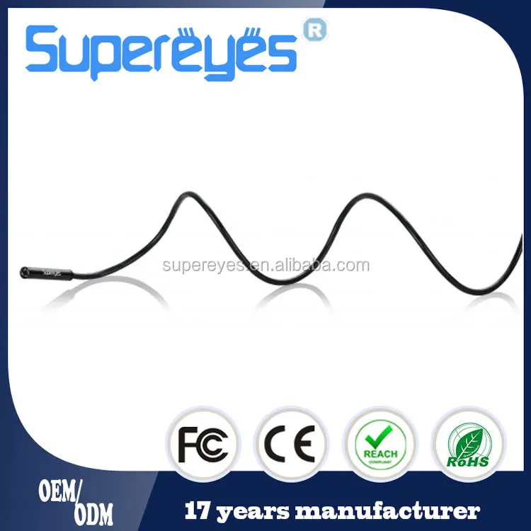 Hot selling 7mm waterproof usb digital electronic flexible borescope endoscope inspection camera with 2m 5m 7m 10m 15m tube