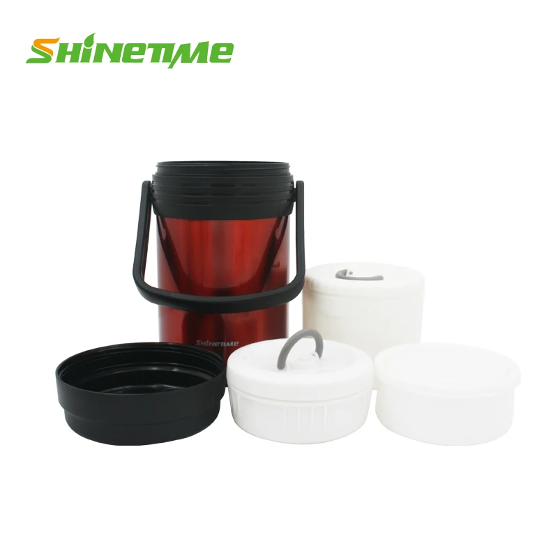 high quality vacuum insulated double wall thermal kids food warmer container stainless steel lunch box
