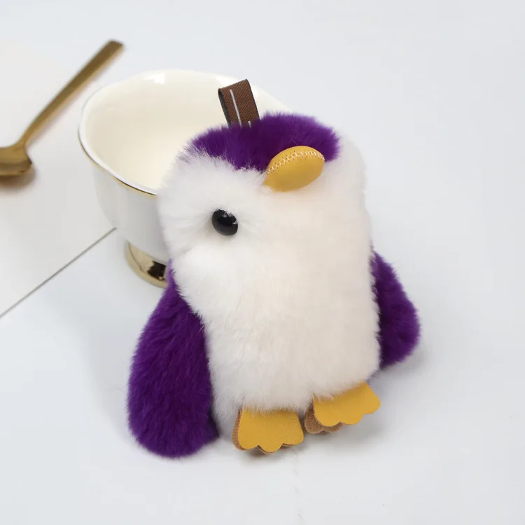 
Fashion Plush Penguin Keychain Fur key chain Penguin doll Little penguin plush toy Holiday gifts children factory 